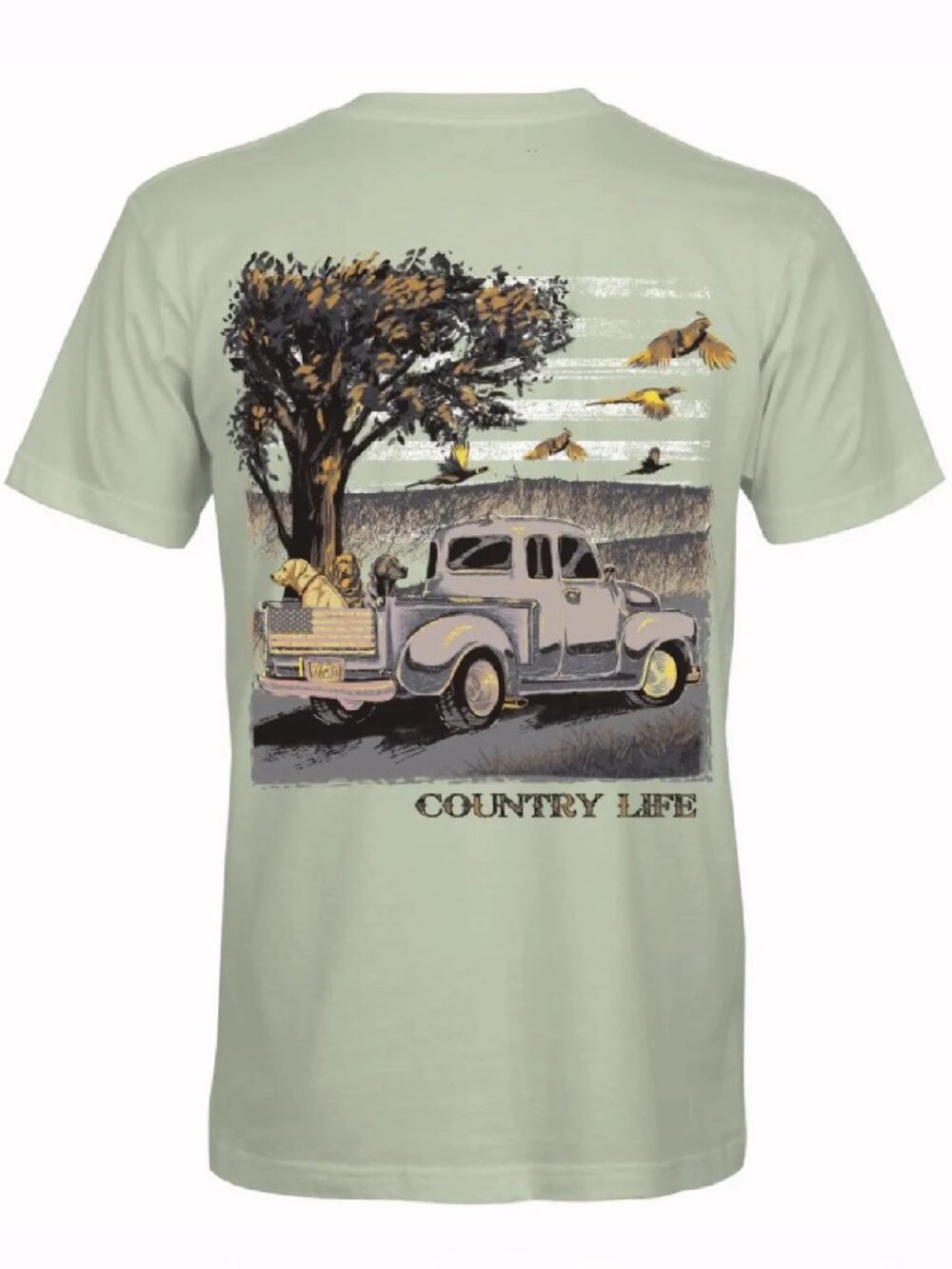 Country Life Country Roads Short Sleeve T-Shirt - NEW Fast Ship